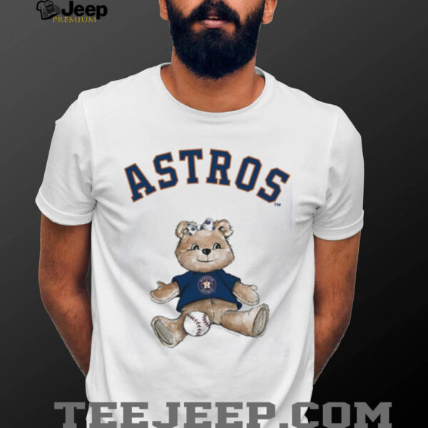 Tiny Turnip Teddy Bear X Houston Astros Baseball T shirt