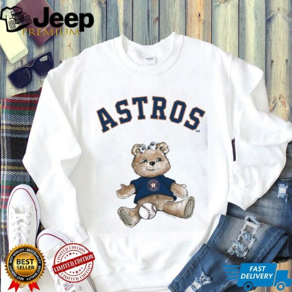 Tiny Turnip Teddy Bear X Houston Astros Baseball T shirt