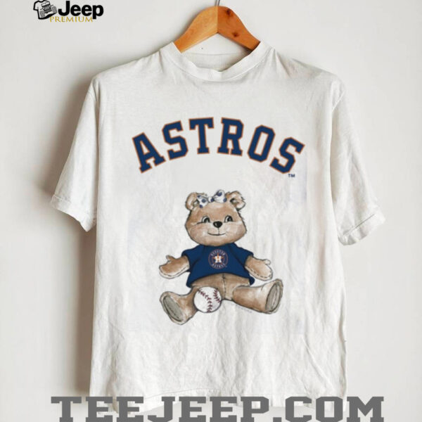 Tiny Turnip Teddy Bear X Houston Astros Baseball T shirt