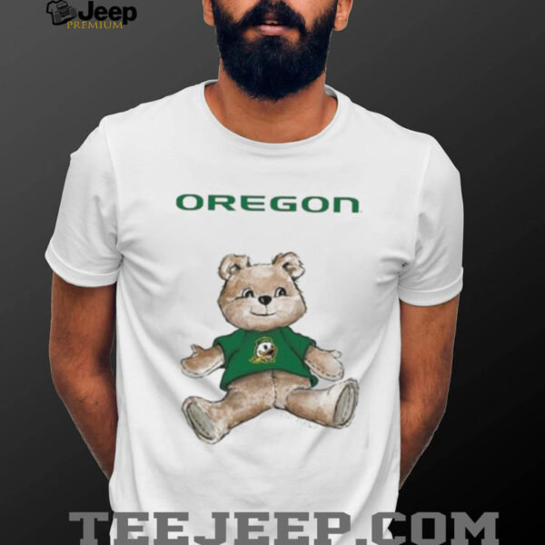 Tiny Turnip Teddy Bear X Oregon Ducks T shirt