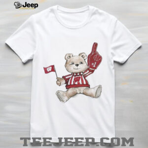 Tiny Turnip Teddy Bear X Wisconsin Badgers T shirt