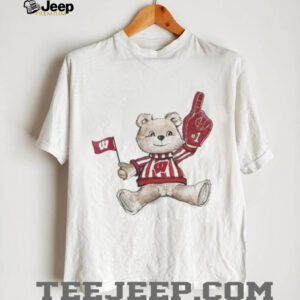 Tiny Turnip Teddy Bear X Wisconsin Badgers T shirt