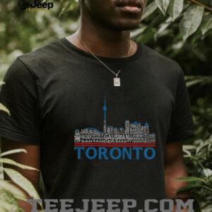 Toronto Blue Jays Baseball MLB team Skyline names 2025 shirt