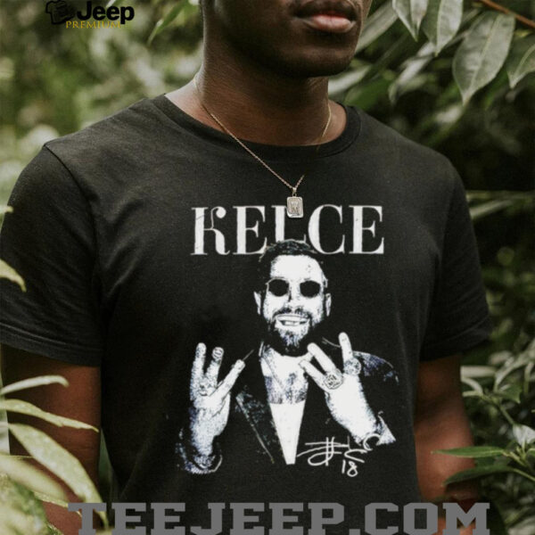 Travis Kelce Kansas City Chiefs NFL Football Game day signature shirt