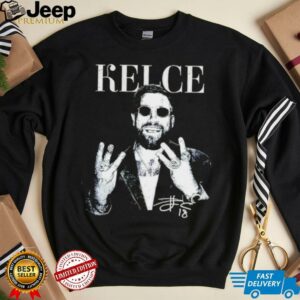 Travis Kelce Kansas City Chiefs NFL Football Game day signature shirt