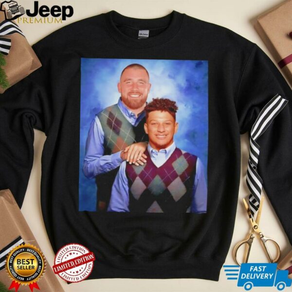Travis Kelce and Patrick Mahomes Kansas City Chiefs NFL Step Brothers shirt