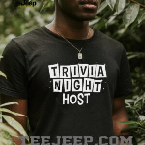 Trivia Art Trivia Night Host Trivia Lovers Shirt
