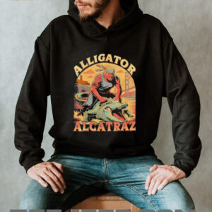 Trump riding Alcatraz Alligator 2025 shirt