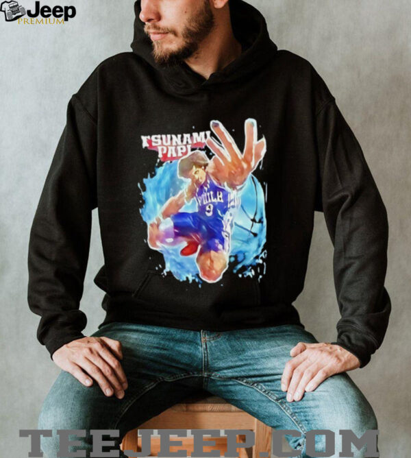 Tsunami Papi Kelly Oubre Jr. #9 Philadelphia 76ers shirt