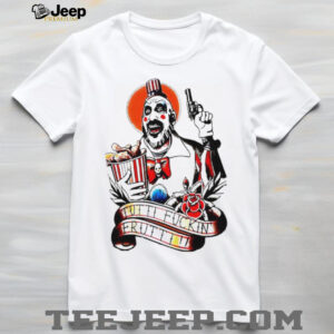 Tutti fuckin frutti printed funny shirt