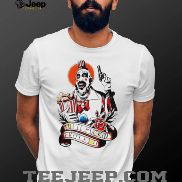 Tutti fuckin frutti printed funny shirt