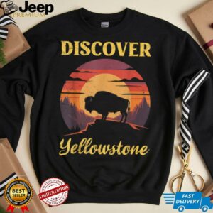 USA DISCOVER YELLOWSTONE Wyoming NATIONAL PARK Yellowstone T Shirt