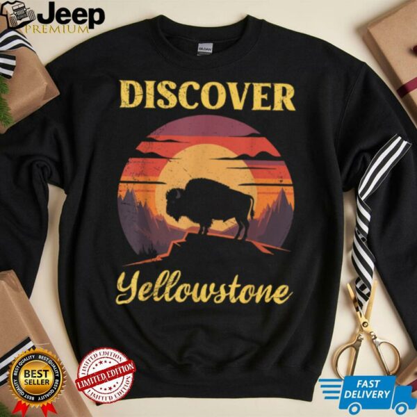 USA DISCOVER YELLOWSTONE Wyoming NATIONAL PARK Yellowstone T Shirt