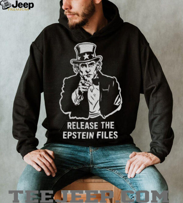 Uncle Sam release the Epstein Files political shirt