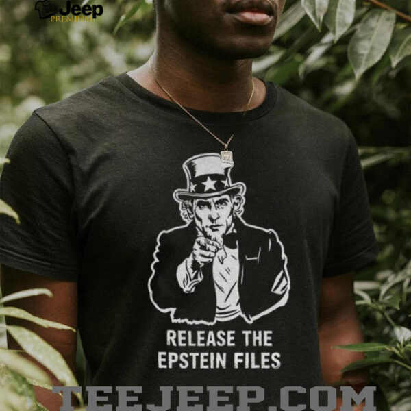Uncle Sam release the Epstein Files political shirt