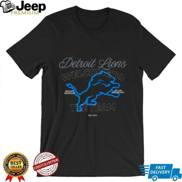 Unisex Off Season x NFL Black Detroit Lions Graphic Shirt
