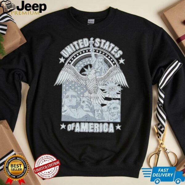 United States of America Mount Rushmore Eagles Liberty shirt