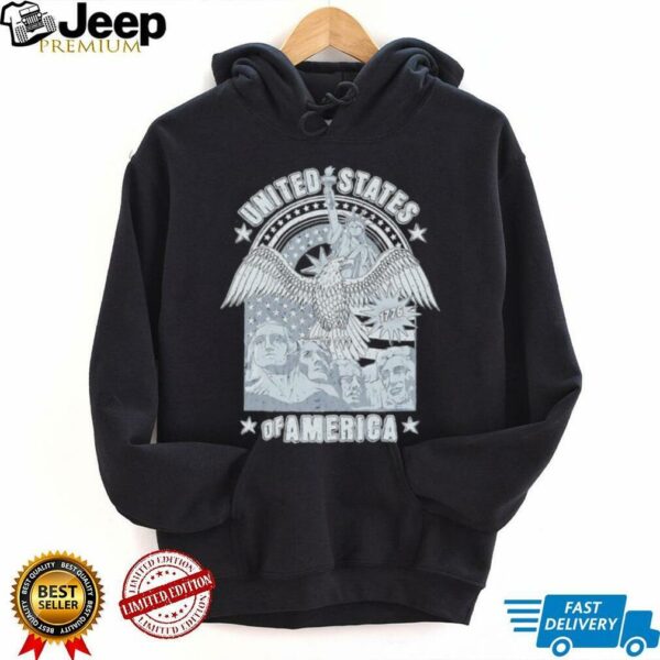 United States of America Mount Rushmore Eagles Liberty shirt