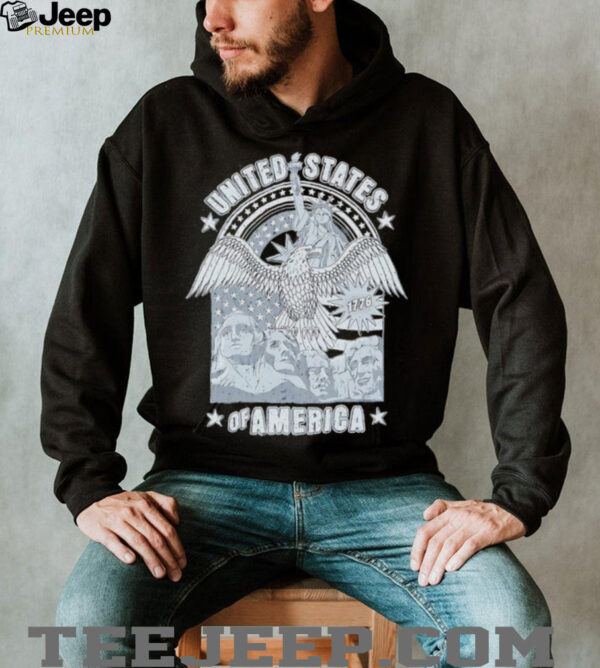 United States of America Mount Rushmore Eagles Liberty shirt