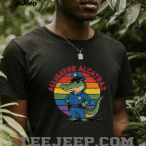 Vintage Alligator Alcatraz Funny Police Alligator shirt