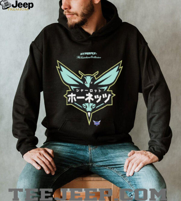 Charlotte Hornets Hyperfly Katakana X 2025 All Star Game T Shirts