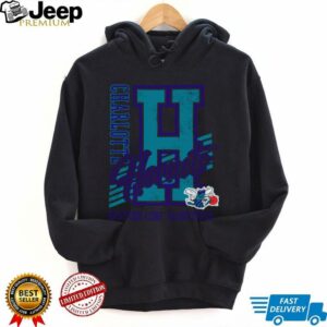 Official Mitchell & Ness White Charlotte Hornets Hardwood Classics Make The Cut Long Sleeve T Shirt