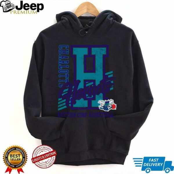 Official Mitchell & Ness White Charlotte Hornets Hardwood Classics Make The Cut Long Sleeve T Shirt
