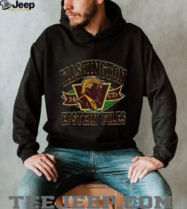 Washington Epstein Files Commanders 34 CTs shirt