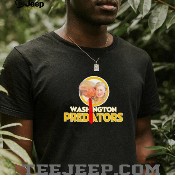 Washington Predators Donald Trump Washington Commanders logo shirt