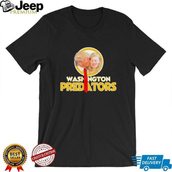 Washington Predators Donald Trump Washington Commanders logo shirt