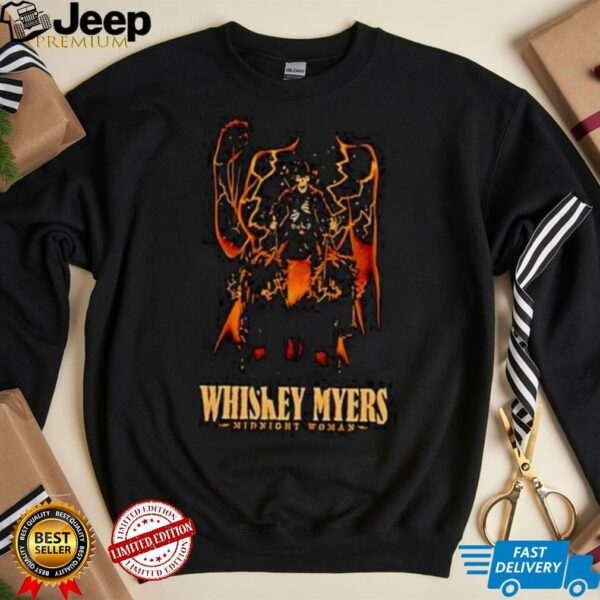 Whiskey myers midnight woman 2025 nashville shirt