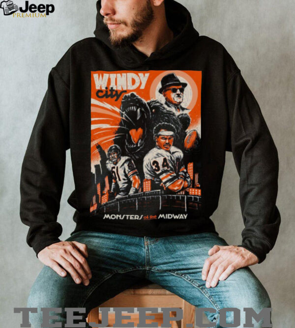 Windy City Monsters of The Miday Chicago Bears shirt