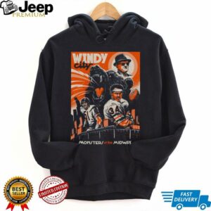 Windy City Monsters of The Miday Chicago Bears shirt