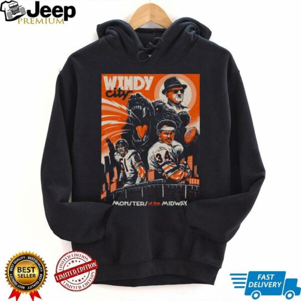 Windy City Monsters of The Miday Chicago Bears shirt