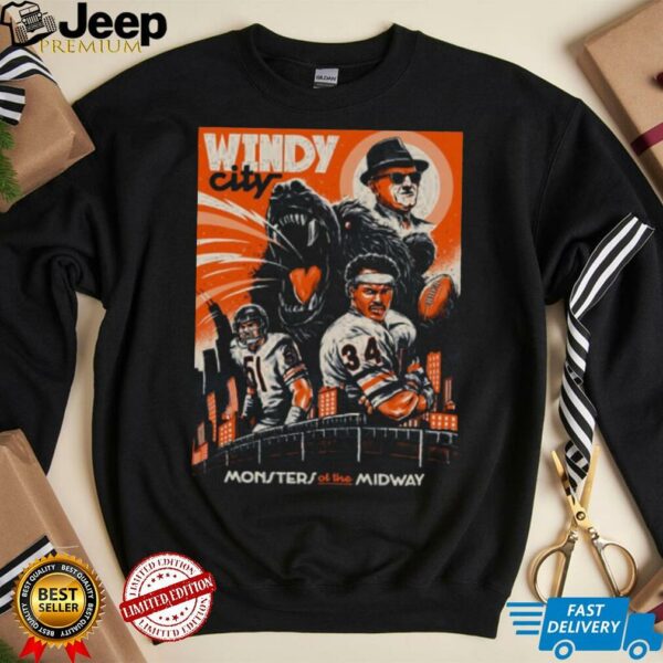 Windy City Monsters of The Miday Chicago Bears shirt