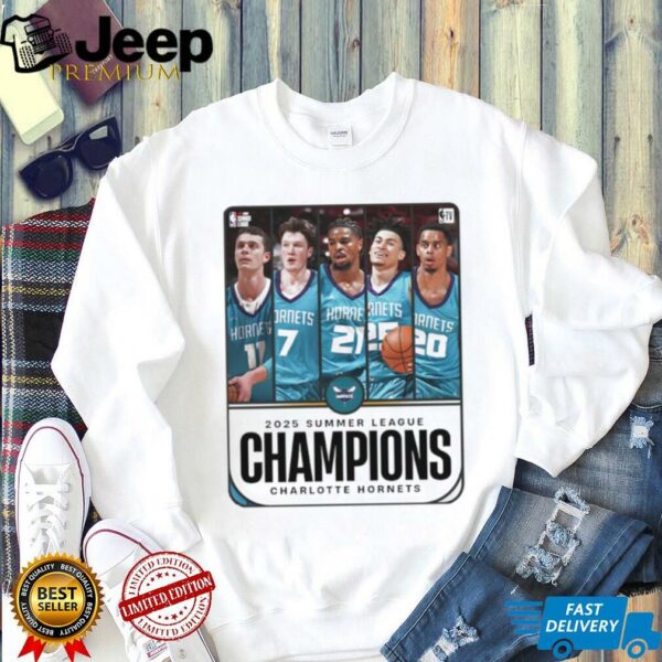 Winners of The Summer Charlotte Hornets 2025 NBA Summer League Champions shirt