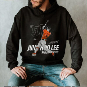 Womens Dynamic Pose Jung Hoo Lee San Francisco Baseball MLBPA Shirt