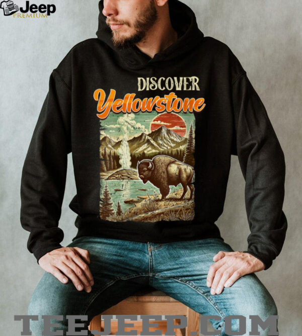 Womens Yellowstone National Park ENTDECKE YELLOWSTONE America Shirt