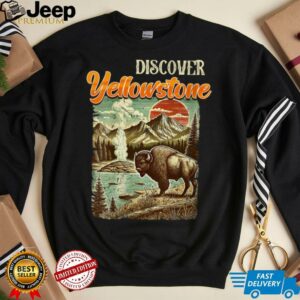 Womens Yellowstone National Park ENTDECKE YELLOWSTONE America Shirt