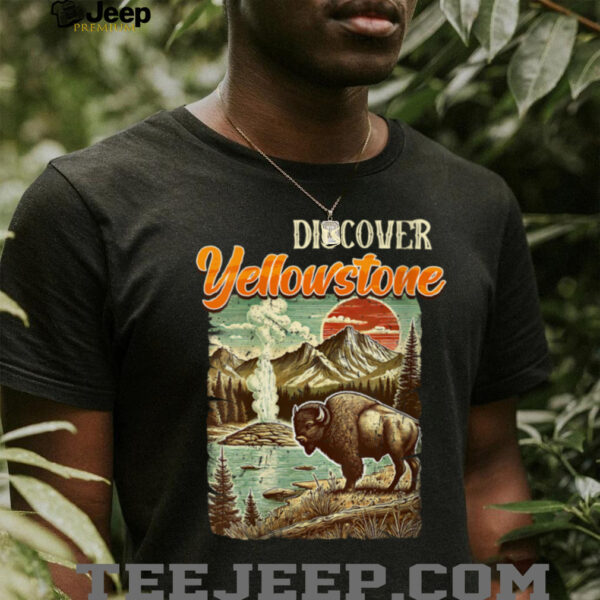 Womens Yellowstone National Park ENTDECKE YELLOWSTONE America Shirt