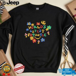 World’s cutest patootie flowers shirt