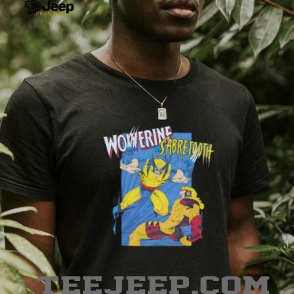 X Men Wolverine Vs Sabretooth shirt