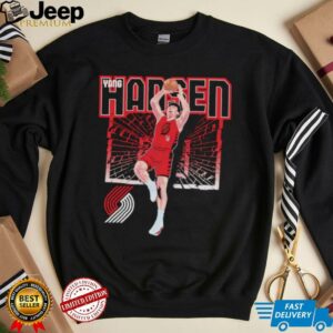 Yang Hansen Portland Trail Blazers Shattered basketball shirt