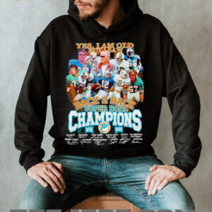 Yes I am old but I saw back 2 back Super Bowl Champions Miami Dolphins shirt