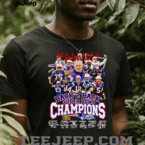 Yes I am old but I saw back 2 back Super Bowl Champions New England Patriots shirt