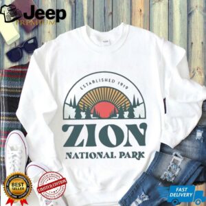 Zion National Park established 1919 shirt