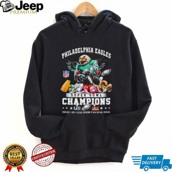 Philadelphia Eagles Super Bowl Champions 2025 Shirt