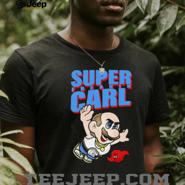 Super Freakin Carl Super Mario Bros shirt