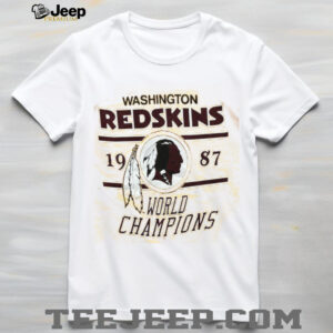 1987 Washington Redskins Super Bowl XXII Champions Vintage NFL Shirt