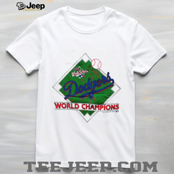 1988 Los Angeles Dodgers Vintage White Trench Sportswear MLB World Series Champions Shirt